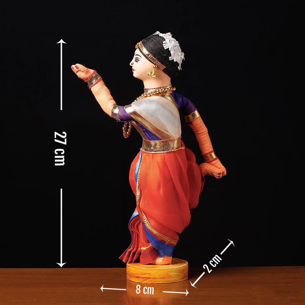 Traditional Handmade Kuchipudi Dancing Doll