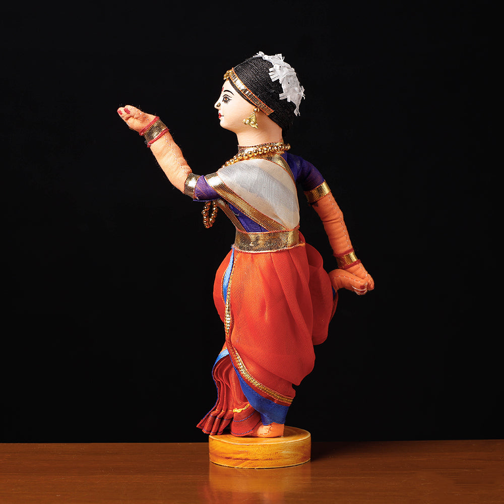 Traditional Handmade Kuchipudi Dancing Doll