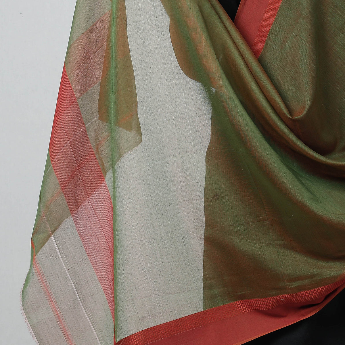 Traditional Maheshwari Silk Handloom Zari Work Dupatta