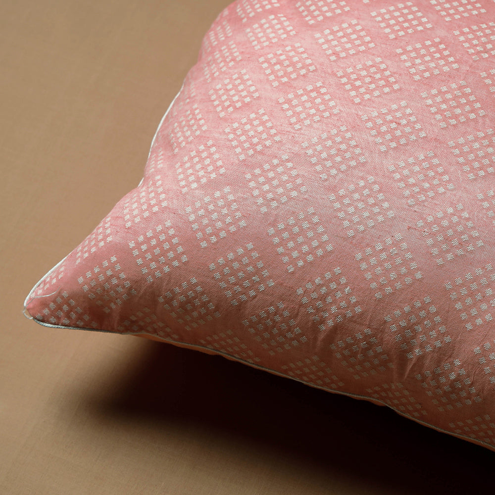 Banarasi Brocade Kinkhab Cushion Cover (16 x 16 in)