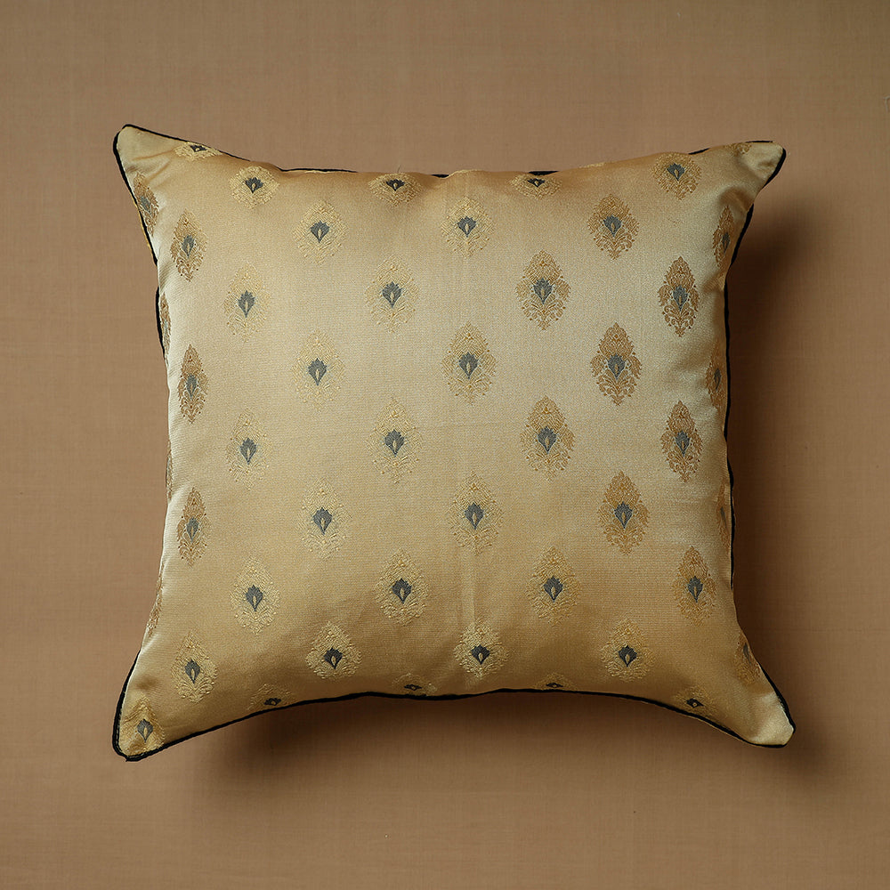 Banarasi Brocade Kinkhab Cushion Cover (16 x 16 in)
