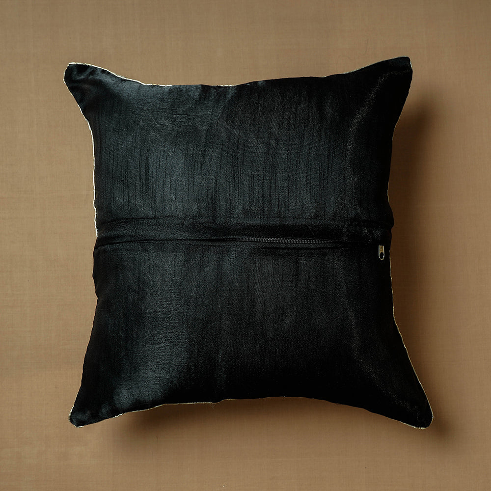 Banarasi Brocade Kinkhab Cushion Cover (16 x 16 in)