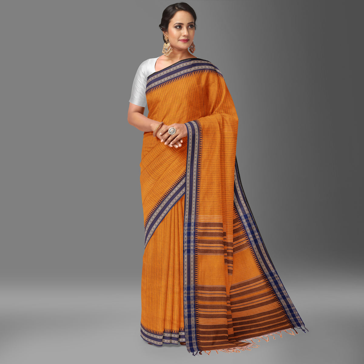 Begampuri Handloom Cotton Saree