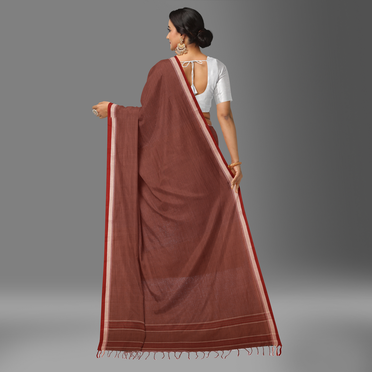 Begampuri Handloom Cotton Saree