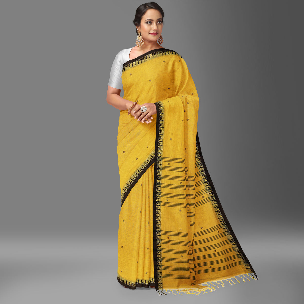 Begampuri Handloom Cotton Saree