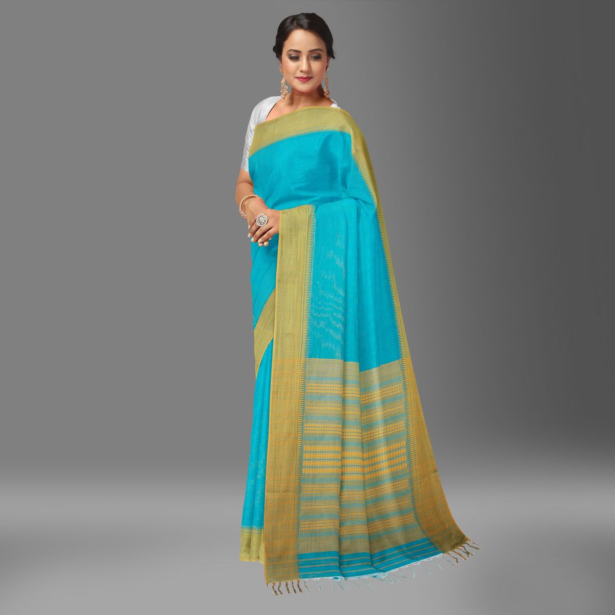 Begampuri Handloom Cotton Saree