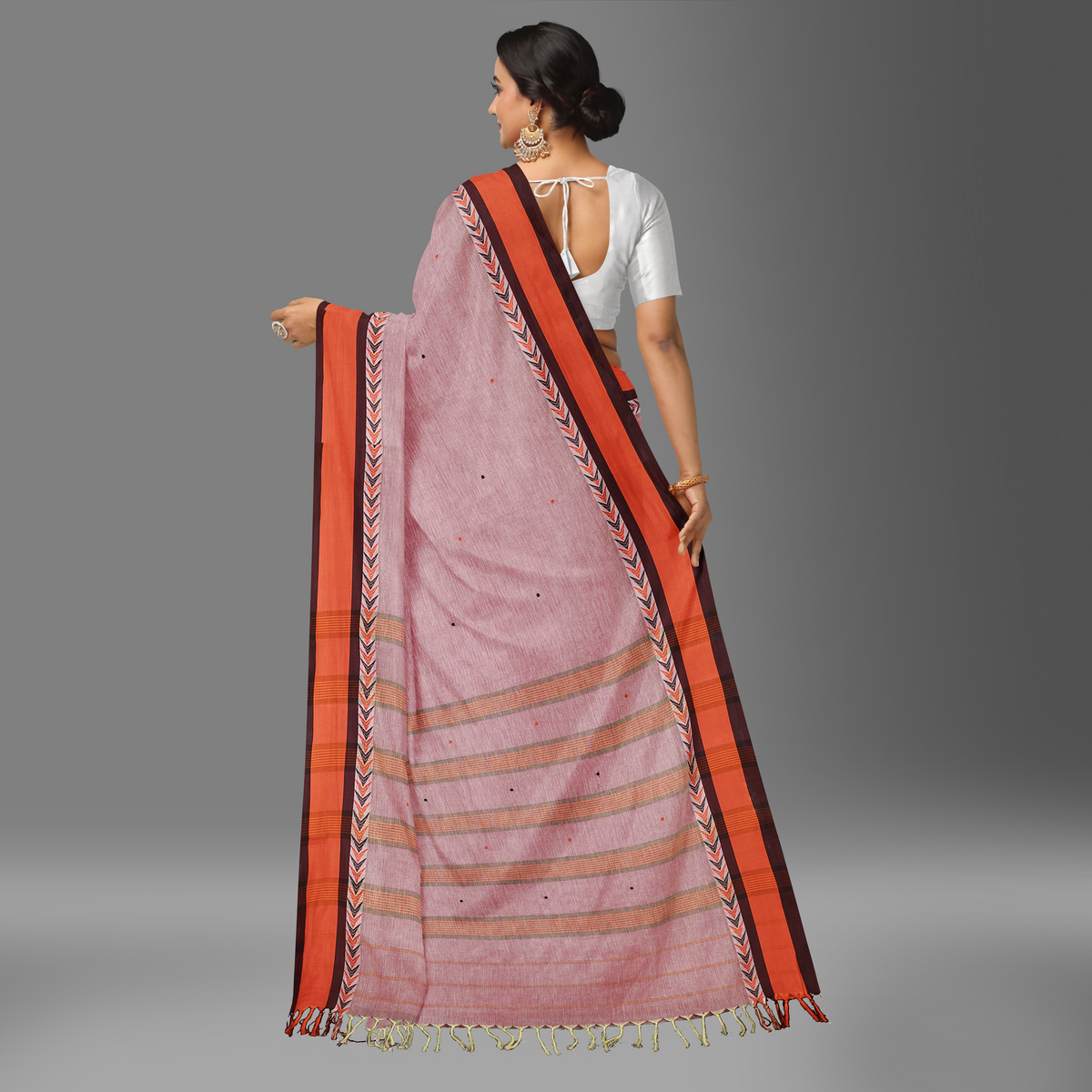 Begampuri Handloom Cotton Saree