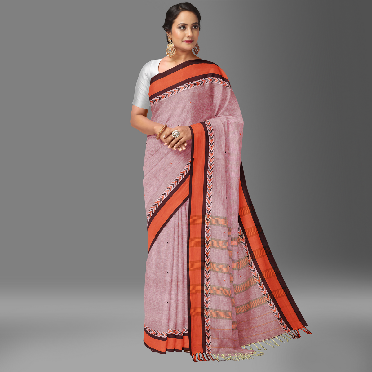 Begampuri Handloom Cotton Saree