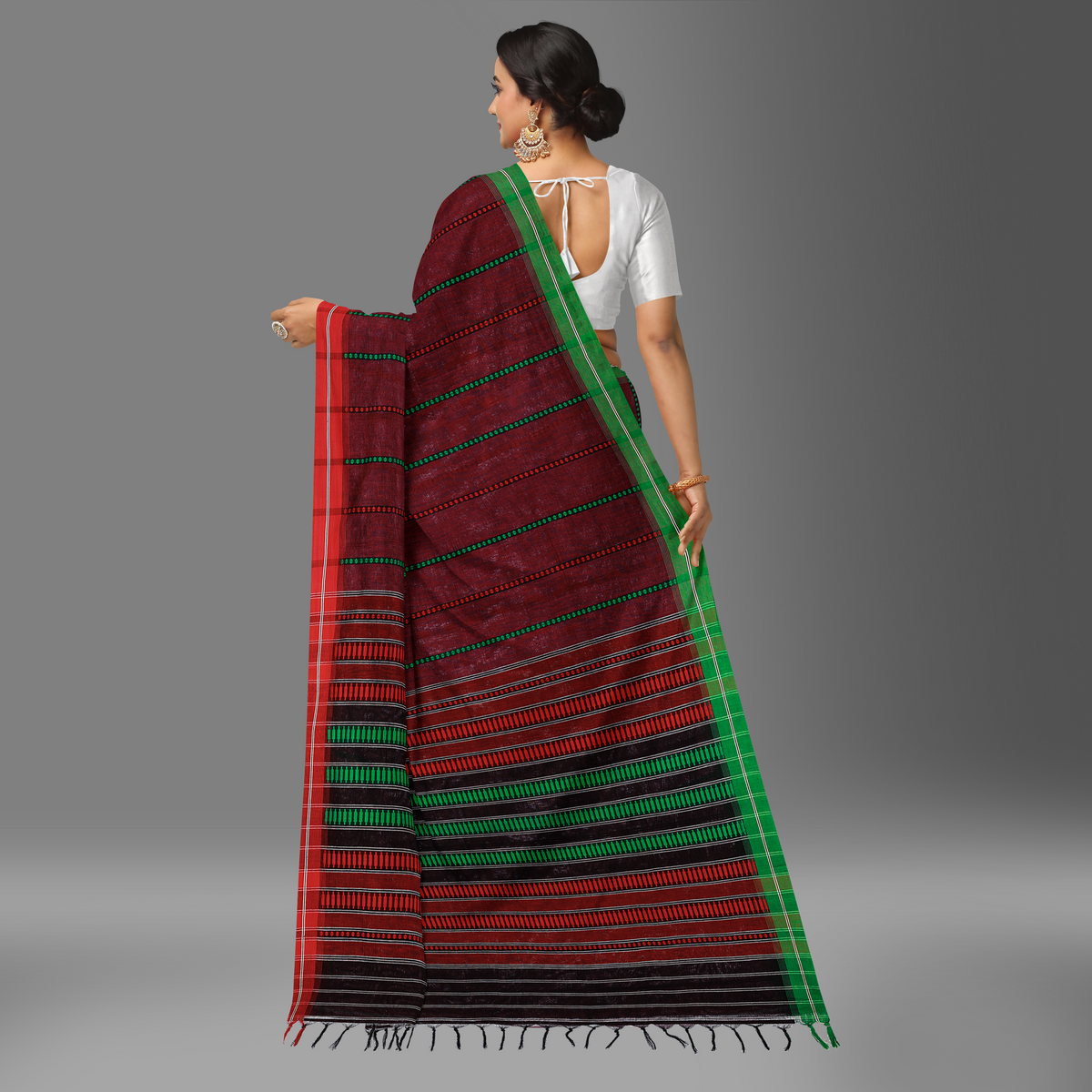 Begampuri Handloom Cotton Saree