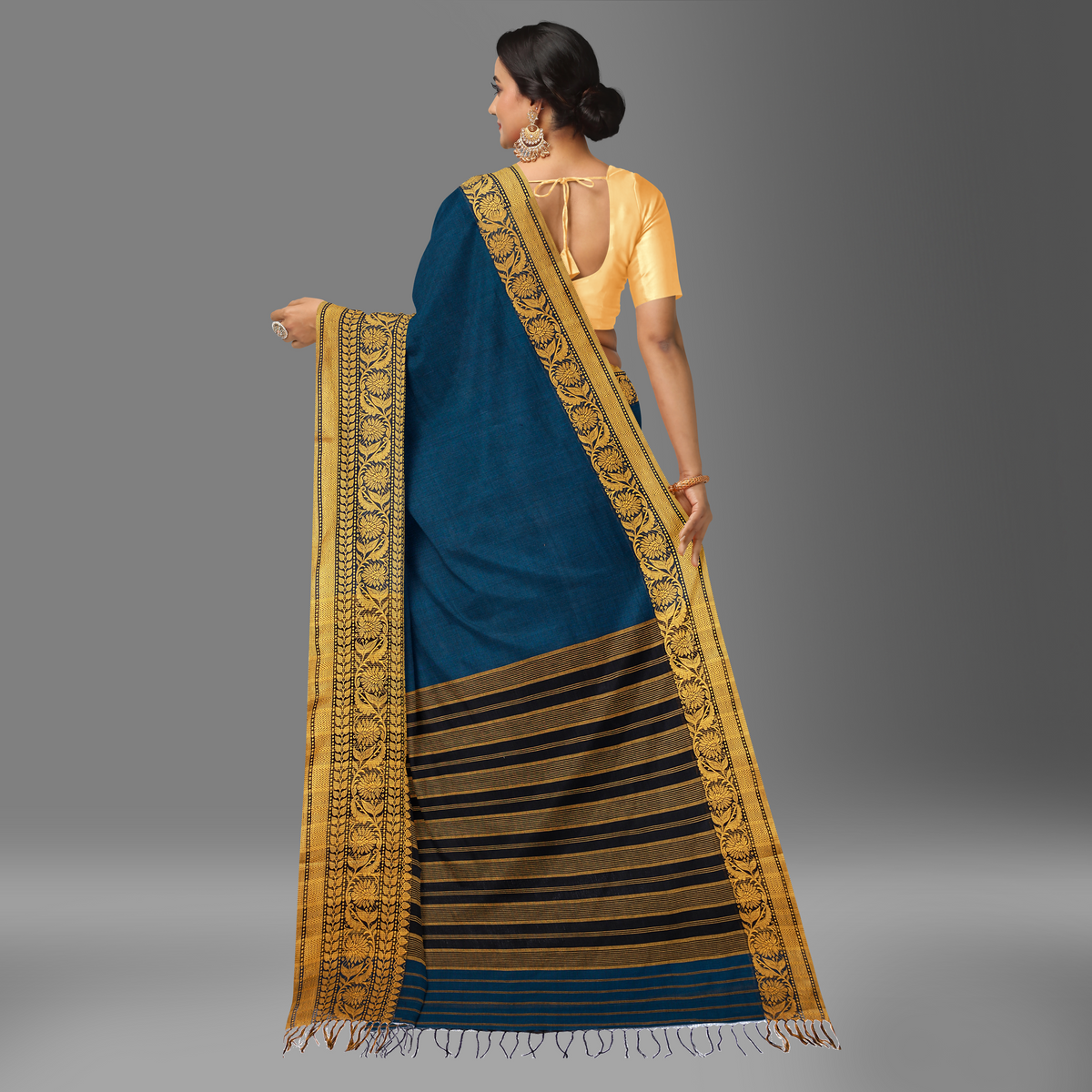Begampuri Handloom Cotton Saree