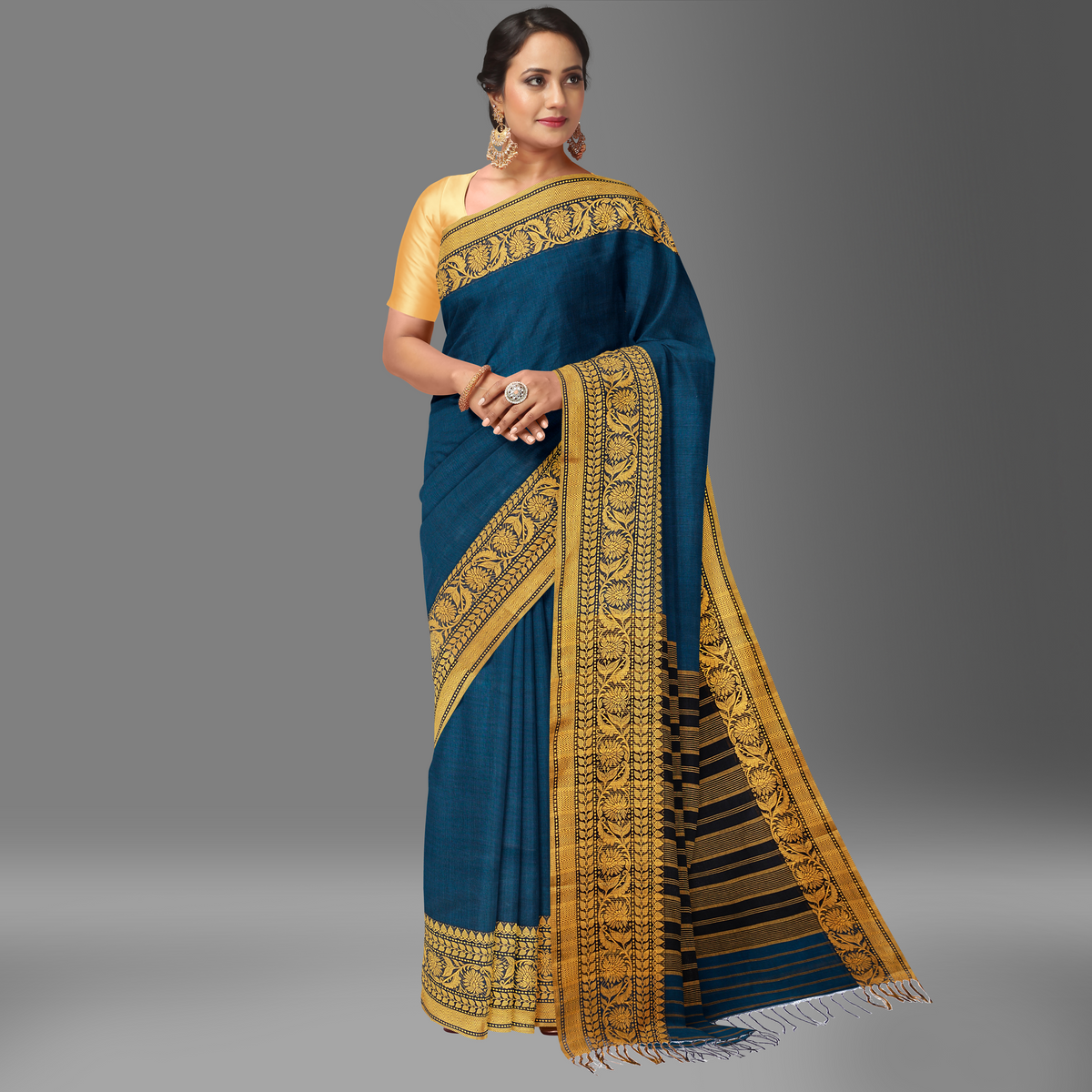 Begampuri Handloom Cotton Saree