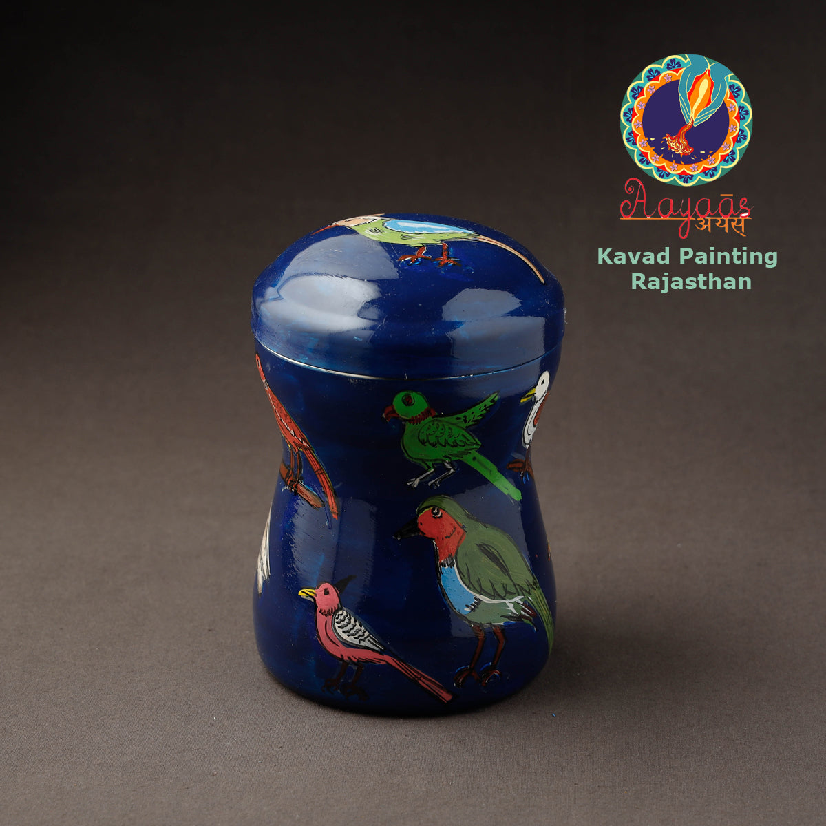 Kavad Handpainted Stainless Steel Multi Utility Container