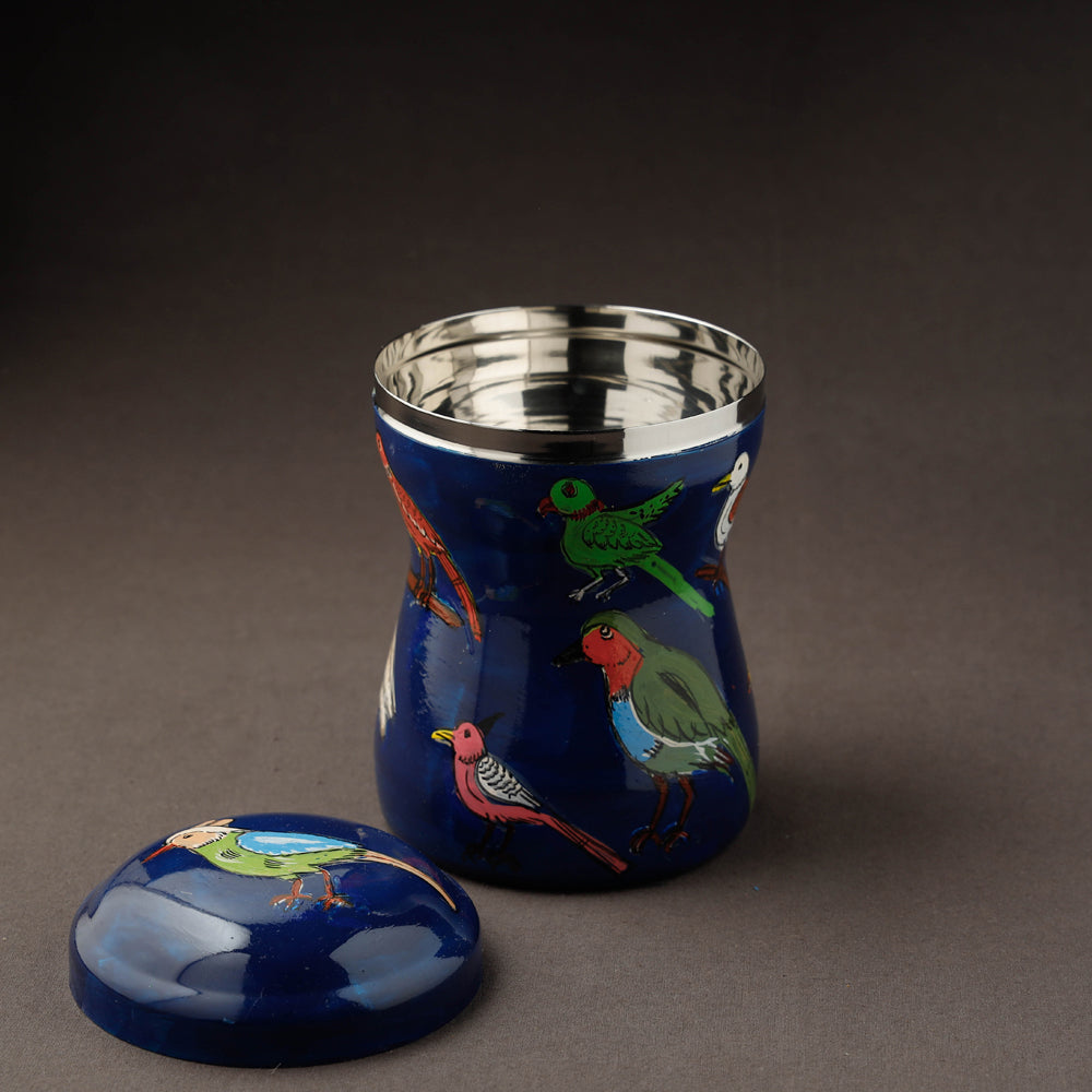 Kavad Handpainted Stainless Steel Multi Utility Container