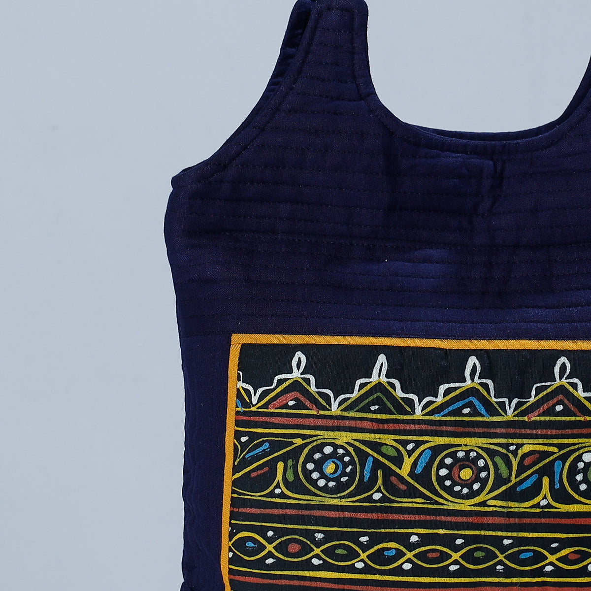 Traditional Rogan Hand Painted Mashru Shoulder Bag