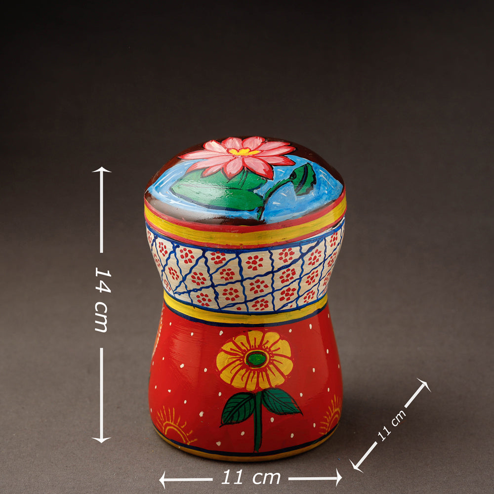 Kavad Handpainted Stainless Steel Multi Utility Container