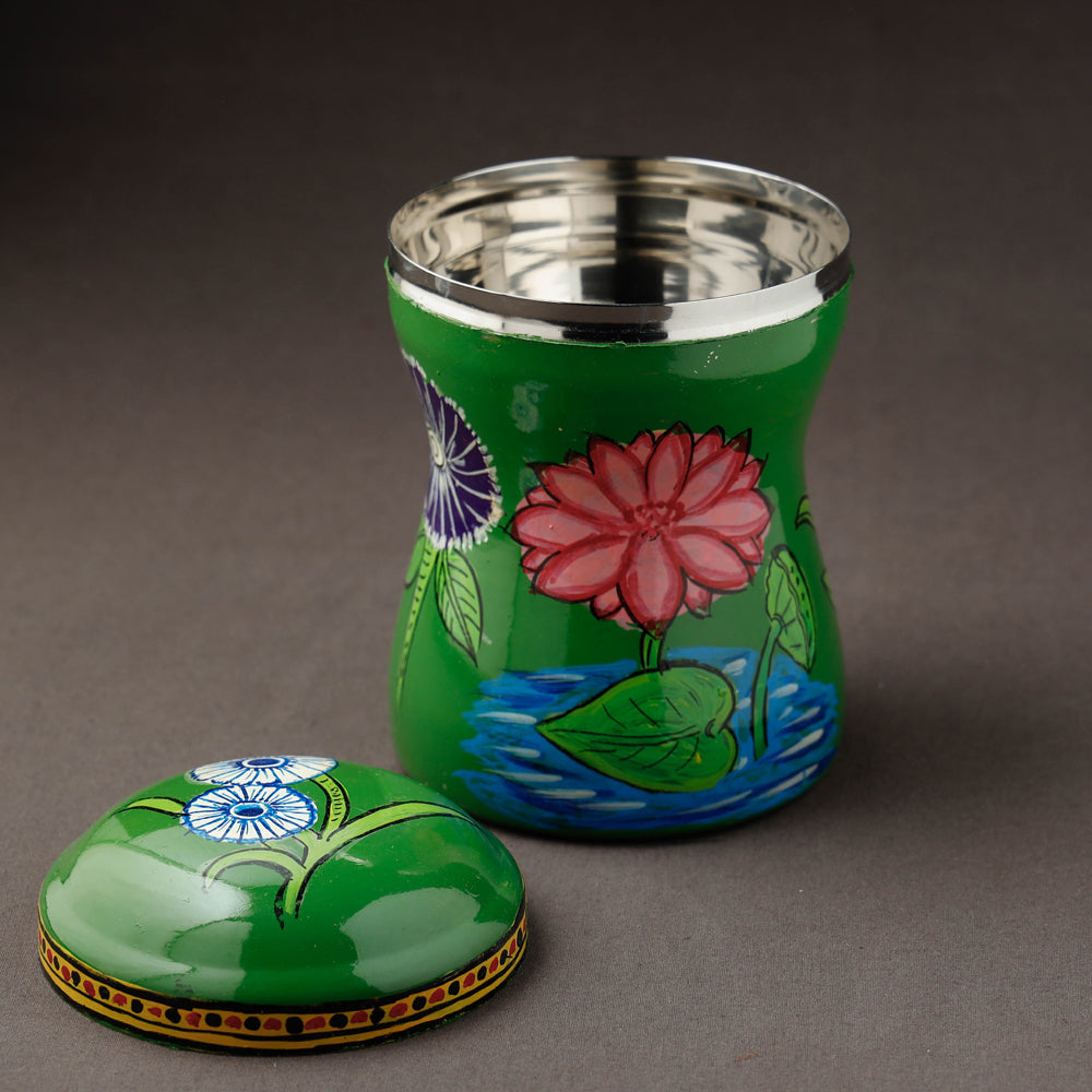 Kavad Handpainted Stainless Steel Multi Utility Container