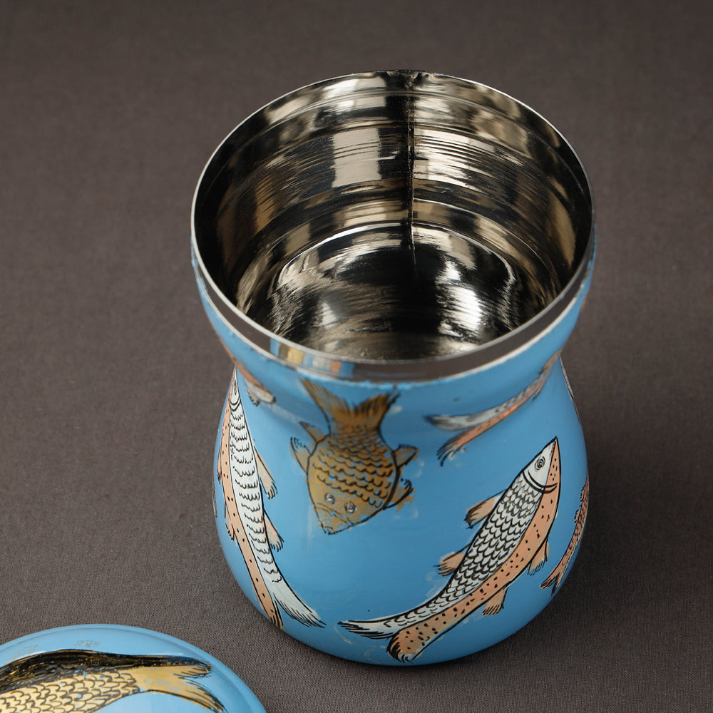 Kavad Handpainted Stainless Steel Multi Utility Container