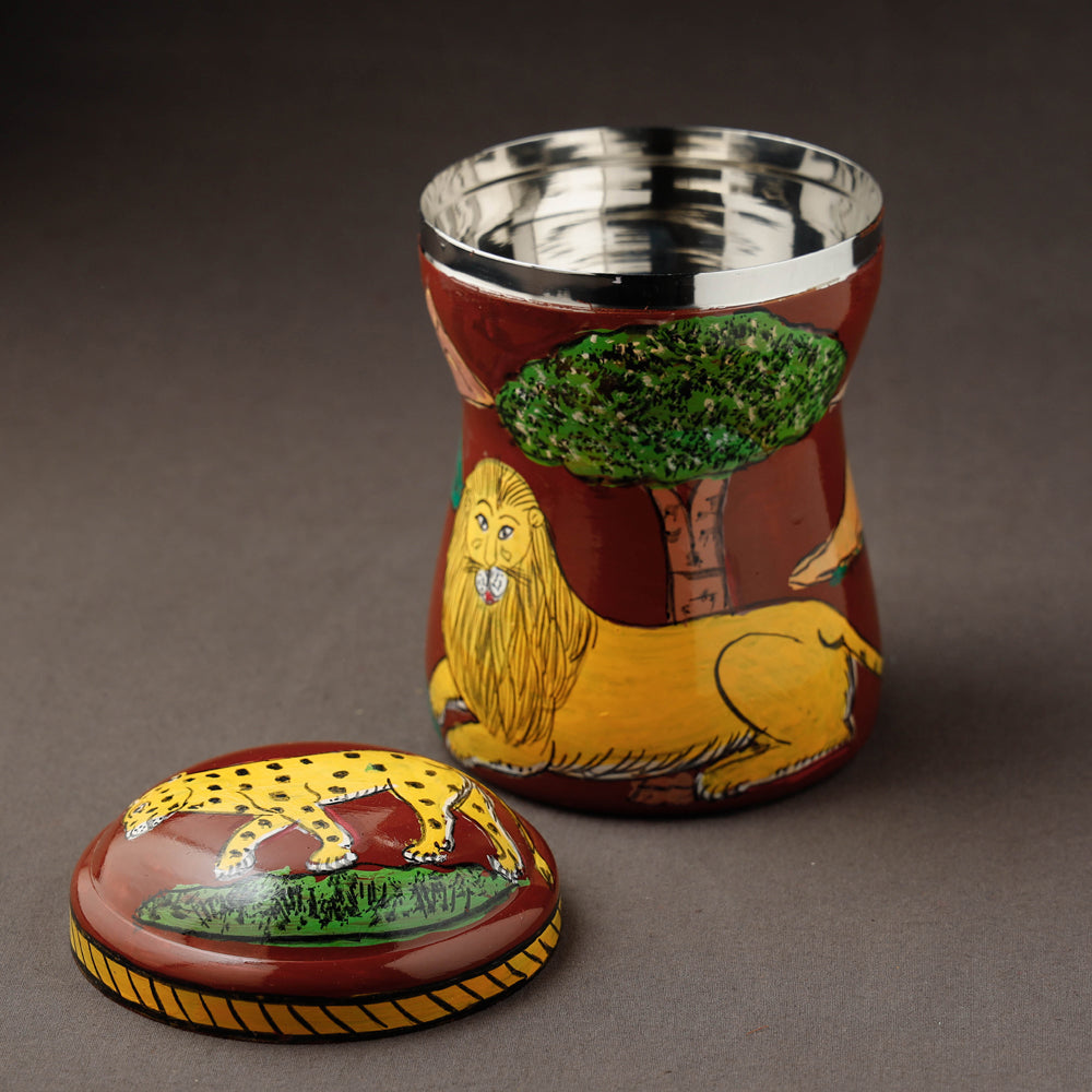 Kavad Handpainted Stainless Steel Multi Utility Container