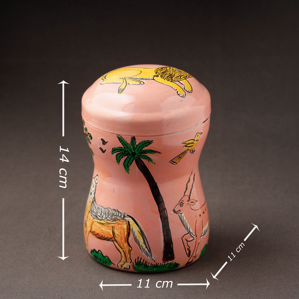 Kavad Handpainted Stainless Steel Multi Utility Container