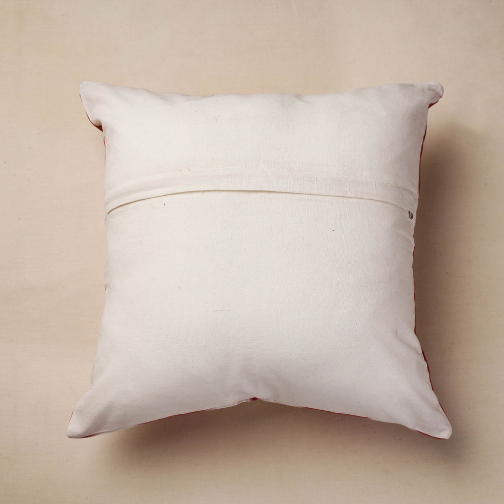 Shibori Tie-Dye Cotton Cushion Cover (16 x 16 in)
