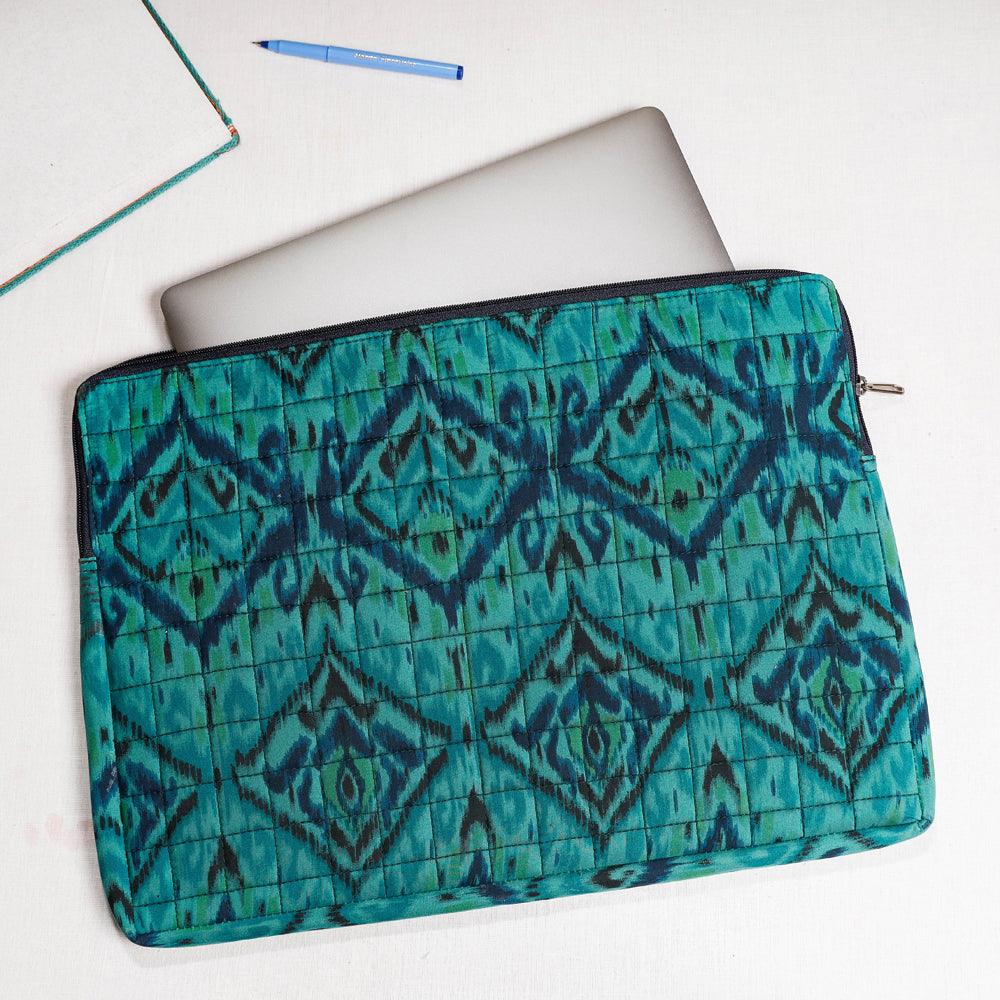 Handcrafted Quilted Laptop Sleeve (11 x 16 in)