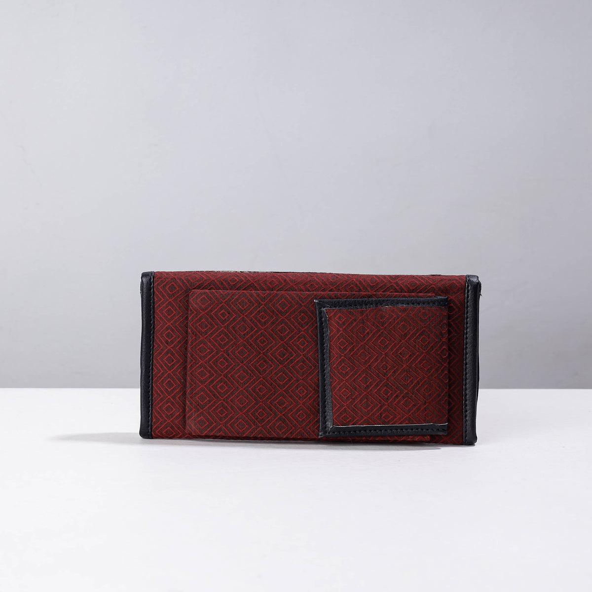 Handpainted Kalamkari Natural Dyed Cotton Clutch