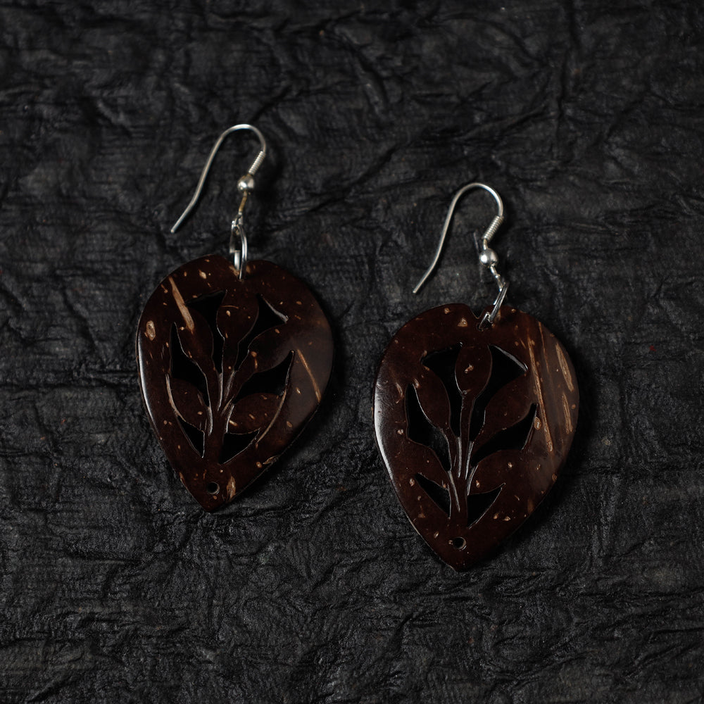 Handcrafted Coconut Shell Earrings