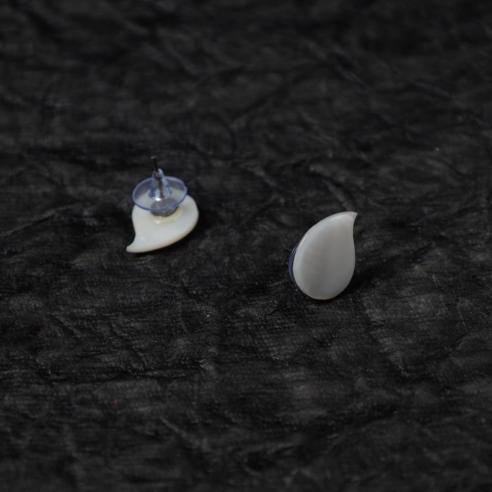Handcrafted Seashell Stud Earrings