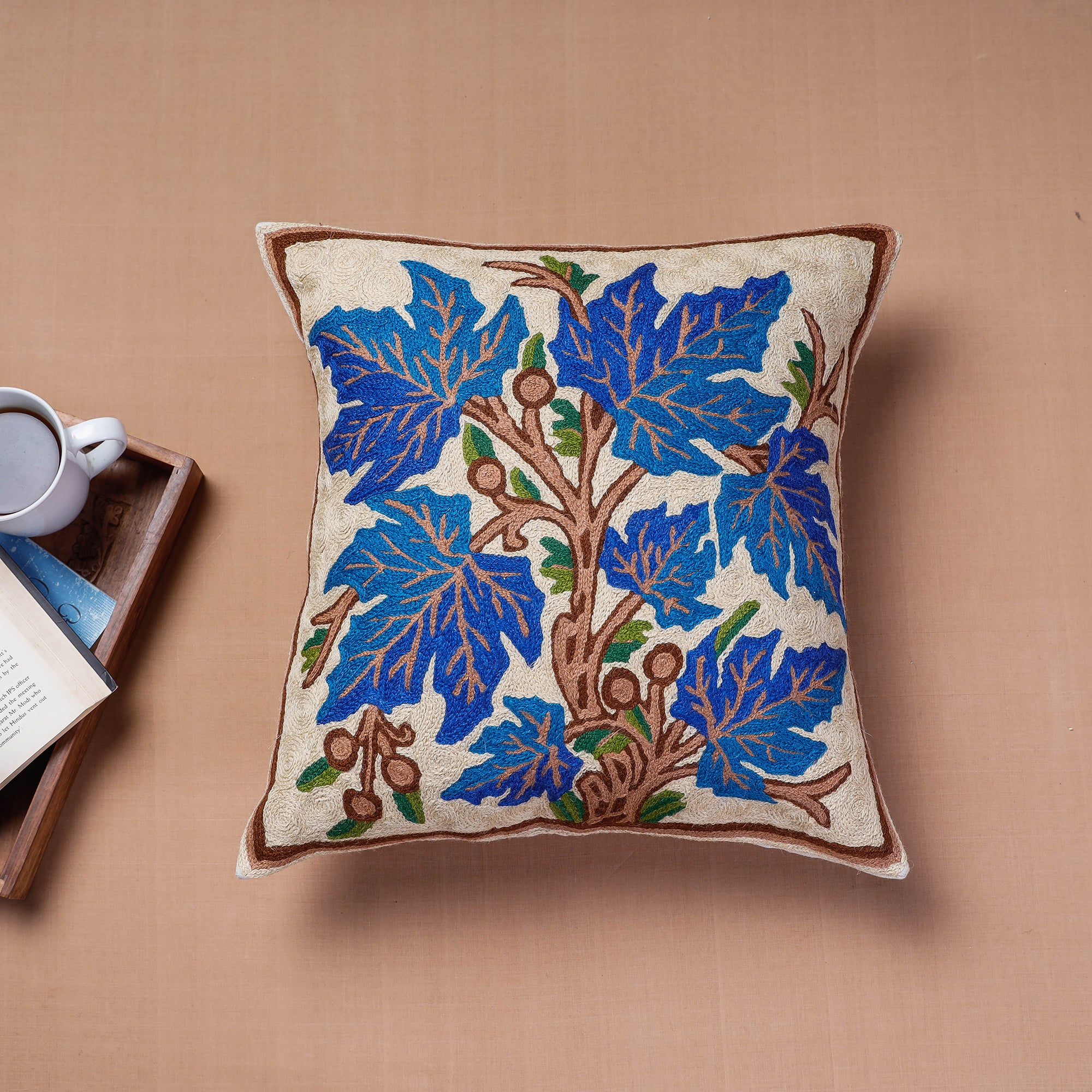 Crewel cushion covers hotsell
