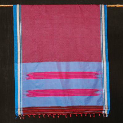 Karnataka Khun Weave Cotton Saree with Tassels