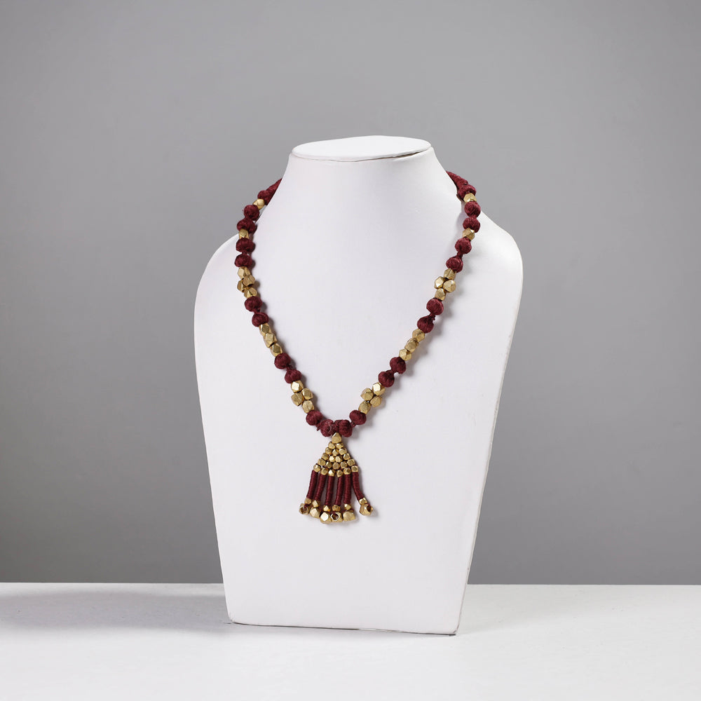 Tribal Odisha Dokra Threadwork Necklace