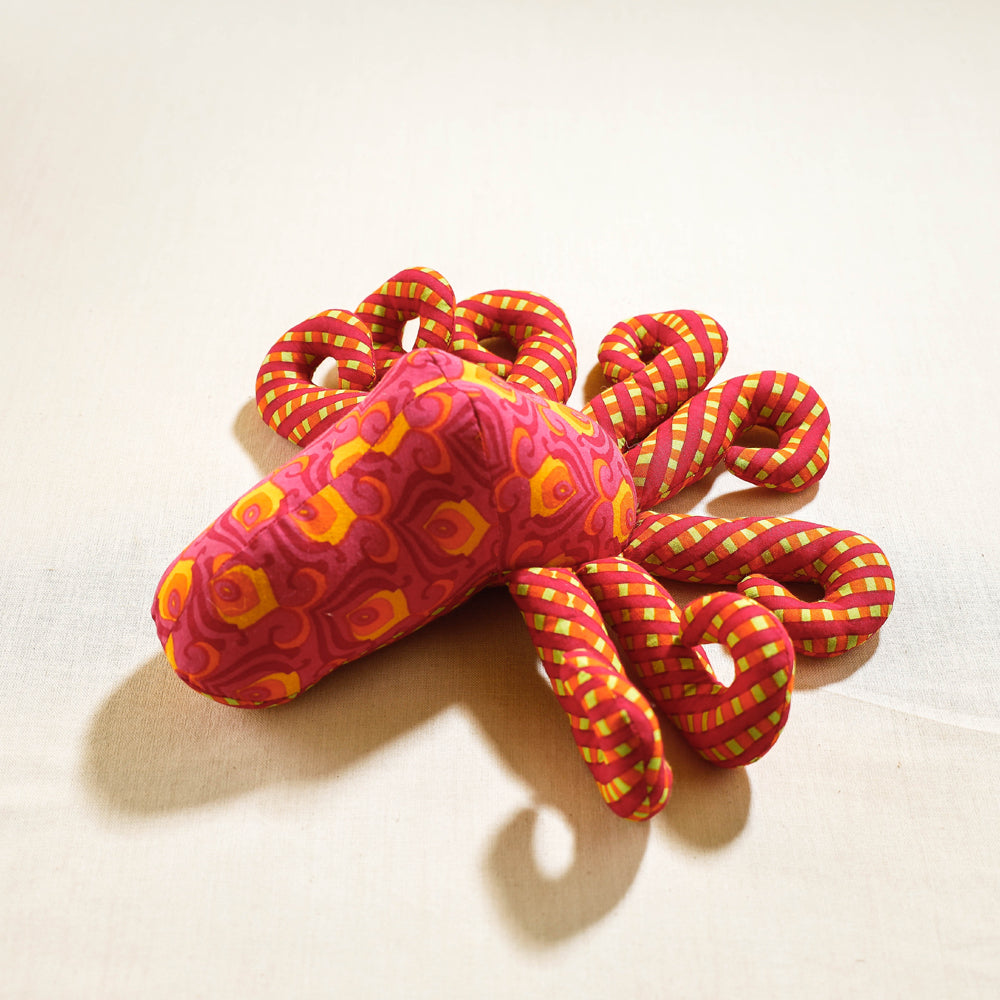 Handmade Blue Mango Stuffed Toy - Octopus