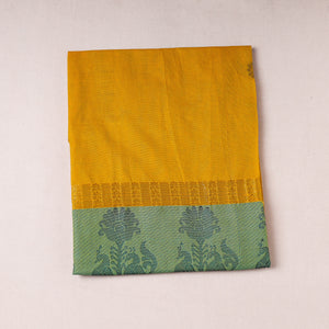 Kanchipuram Cotton Thread Border Precut Fabric - (1.2 meter)