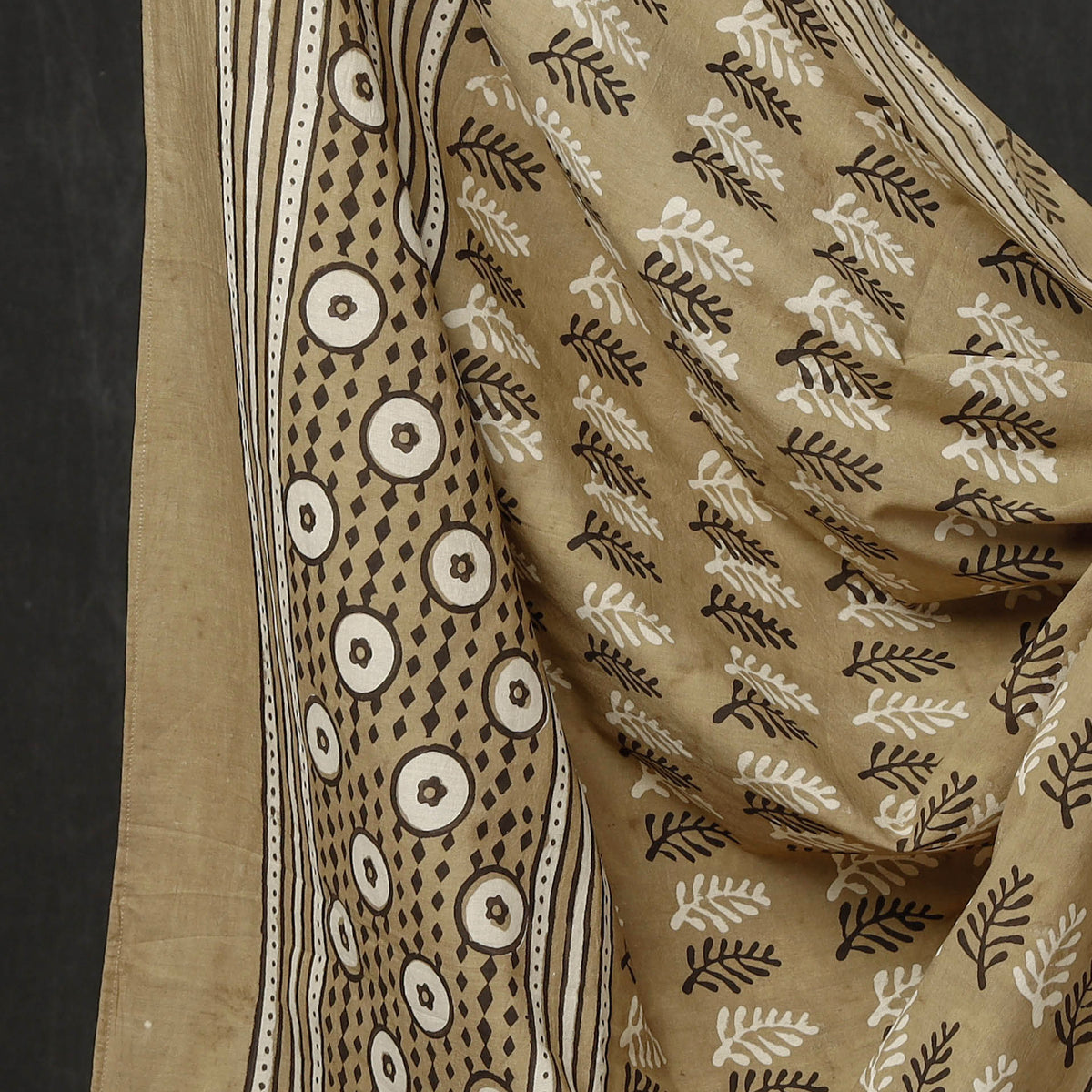 3pc Pipad Block Printing Cotton Suit Material Set