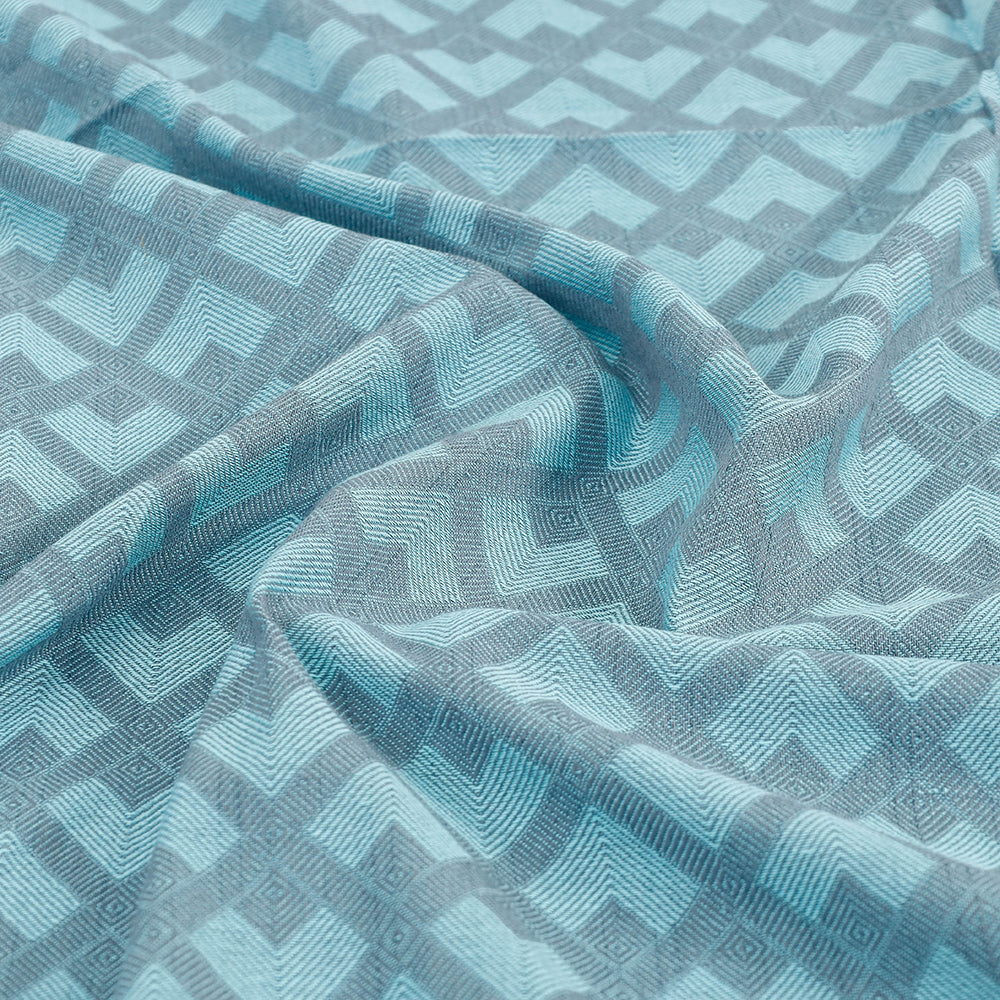 Pure Cotton Handloom Single Bedcover from Bijnor by Nizam (91 x 61 in)