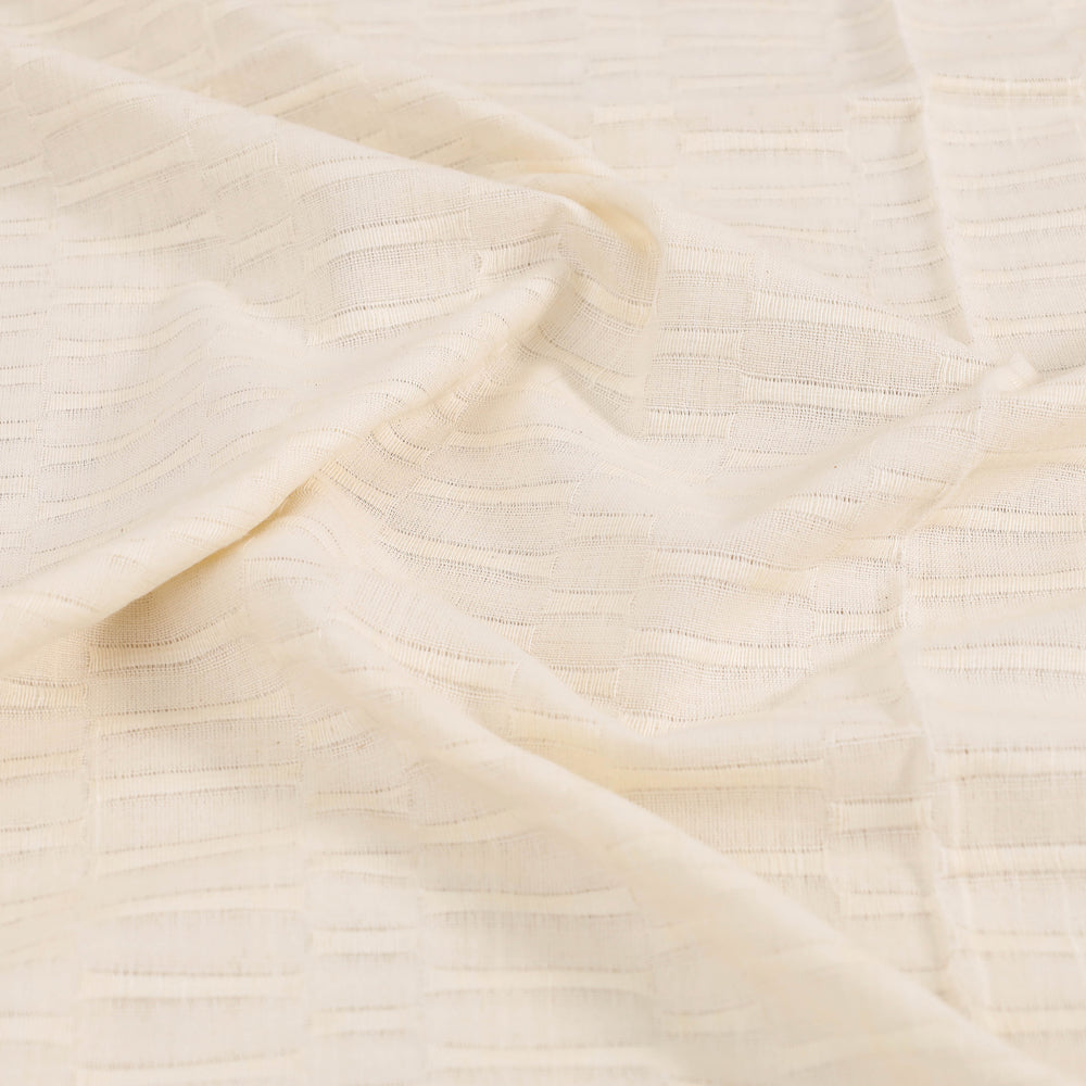 Pure Cotton Handloom Single Bedcover from Bijnor by Nizam (91 x 61 in)