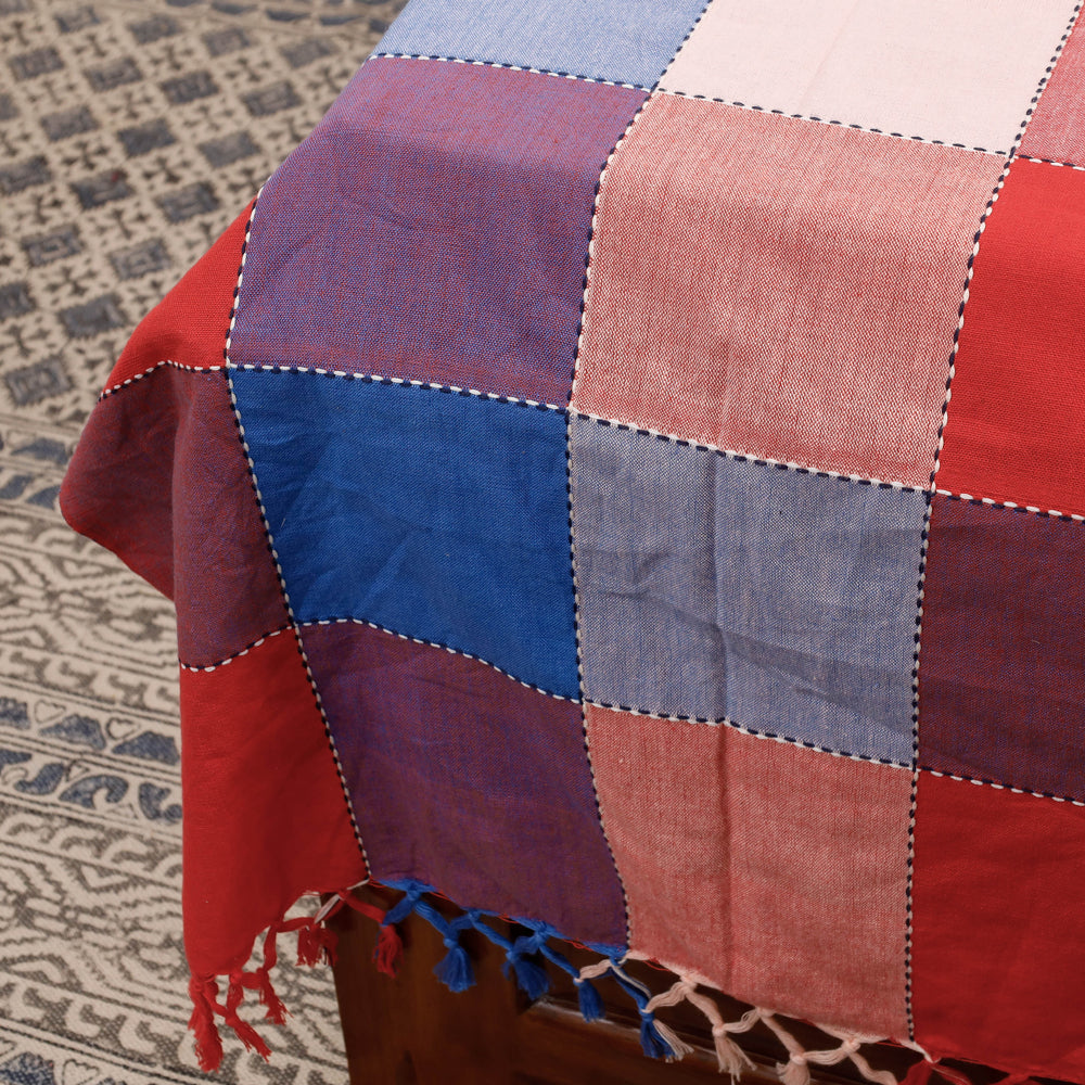 Pure Cotton Handloom Single Bedcover from Bijnor by Nizam (91 x 61 in)