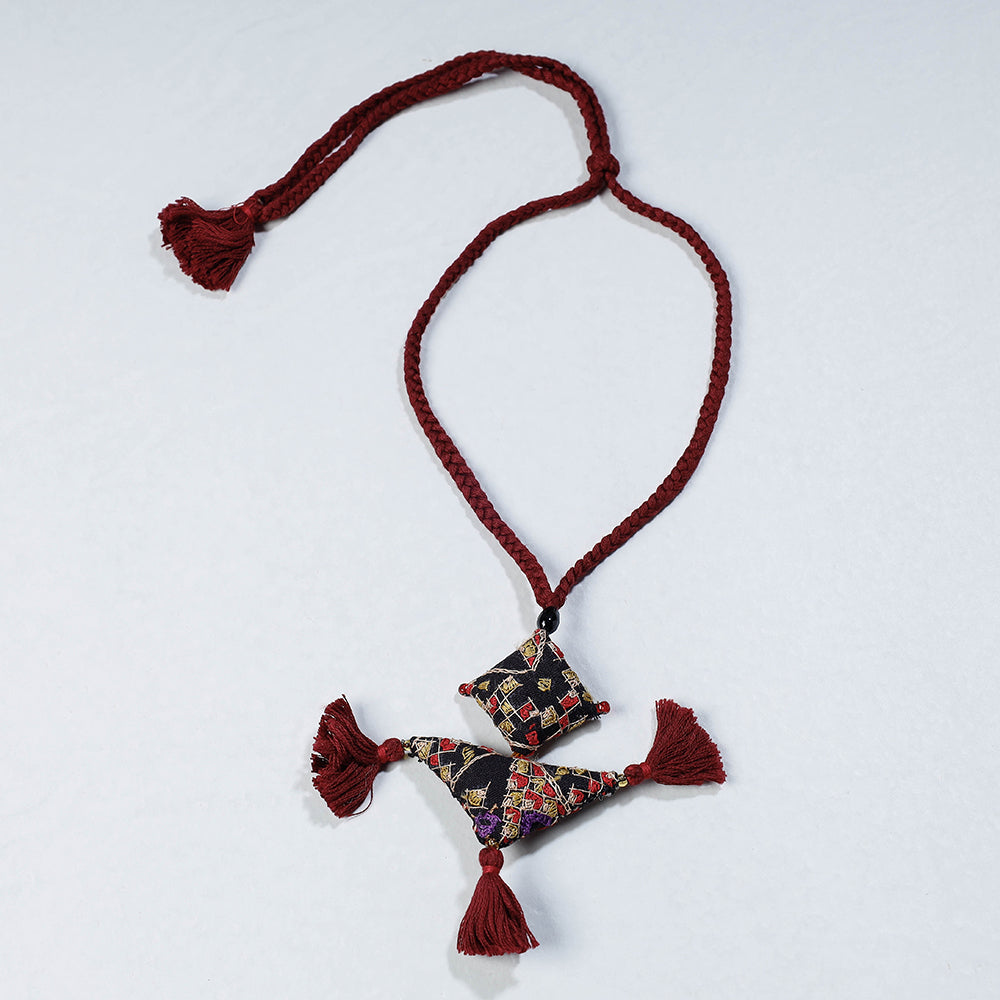 Kutch Pakko Embroidery Necklace by Qasab