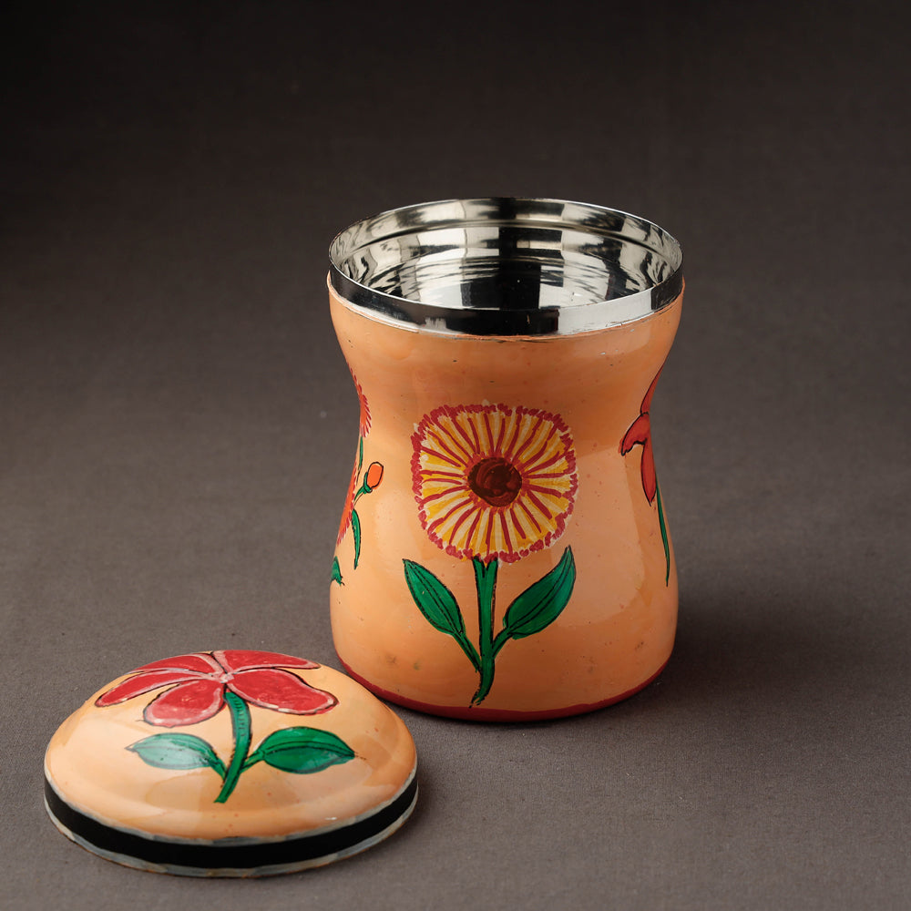 Kavad Handpainted Stainless Steel Multi Utility Container