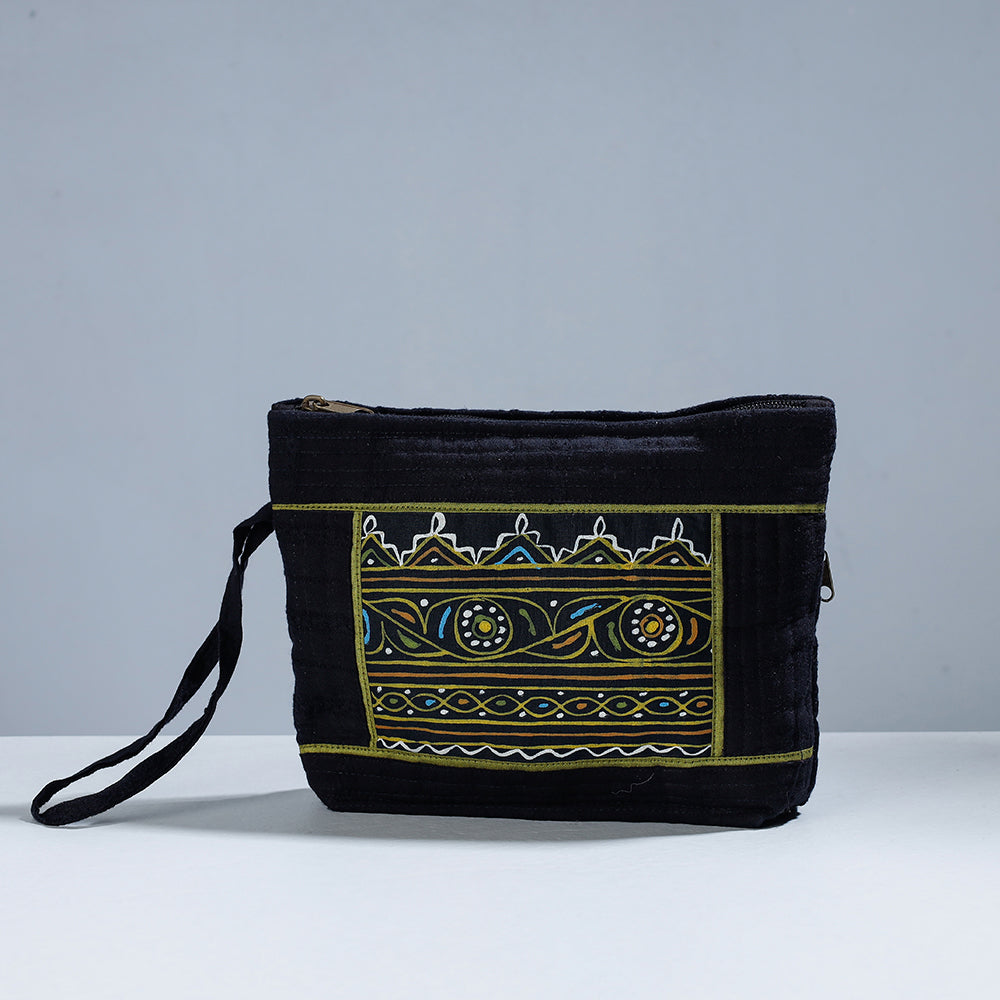 Traditional Rogan Hand Painted Cotton Multipurpose Pouch
