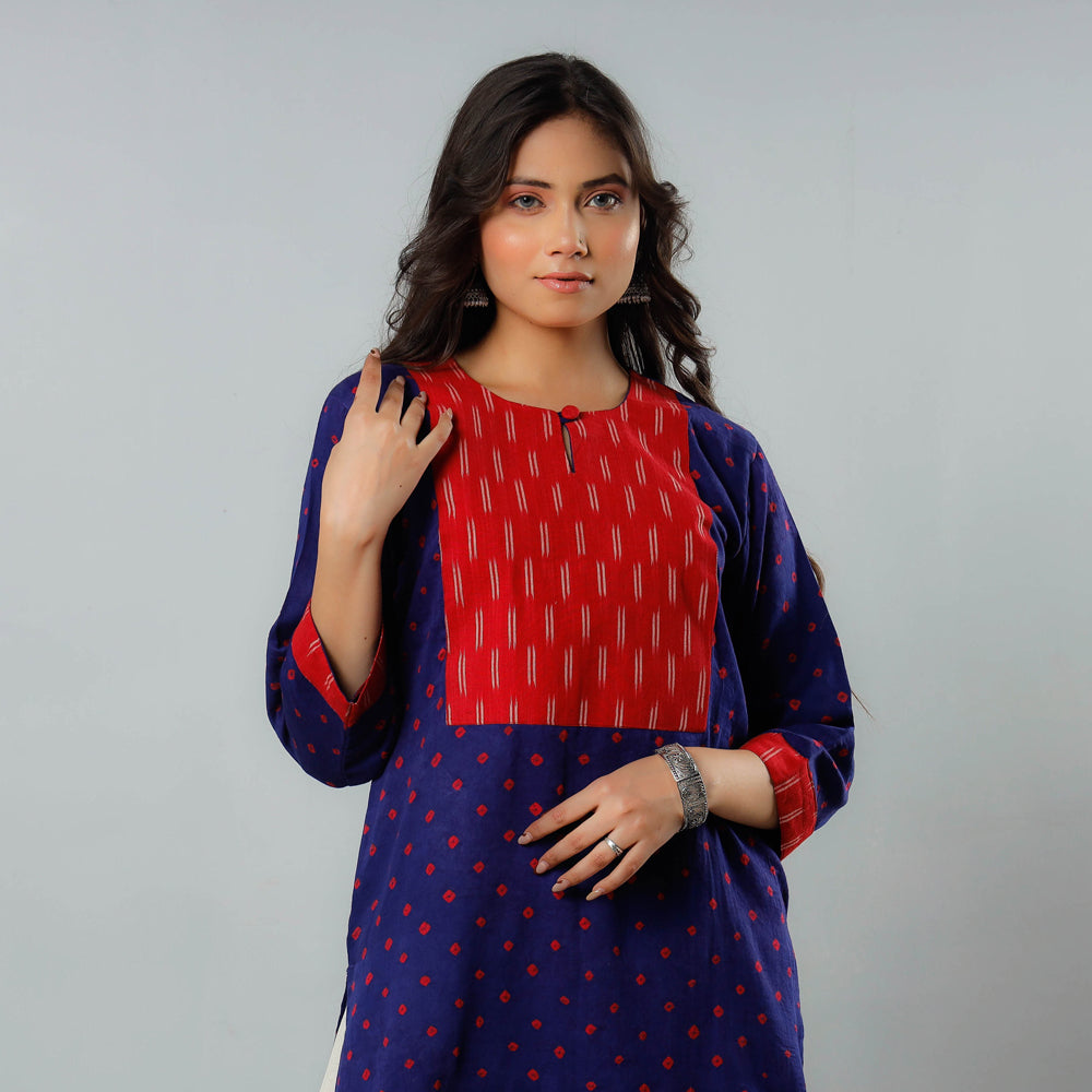 Cream Rayon ALine Kurti  Kaira