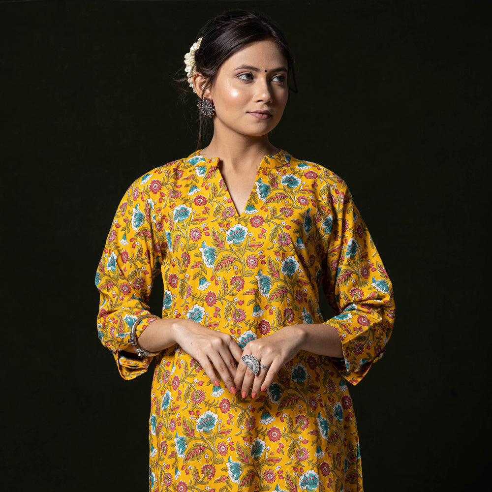 Laxurious Pure Modal Banaras With Cotton Printed Designer Anarkali Kurtis