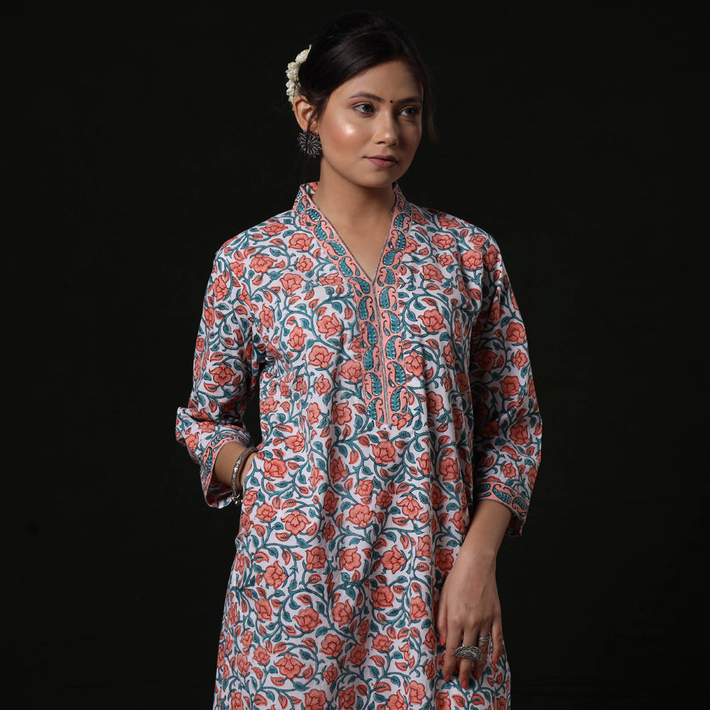 Sanganeri discount print kurti